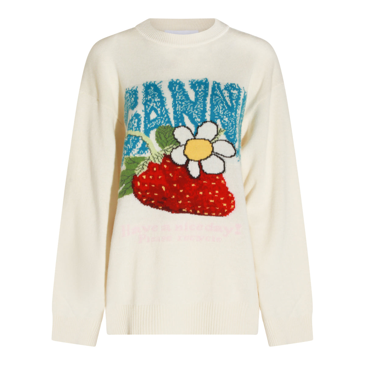 EGRET WOOL SWEATER