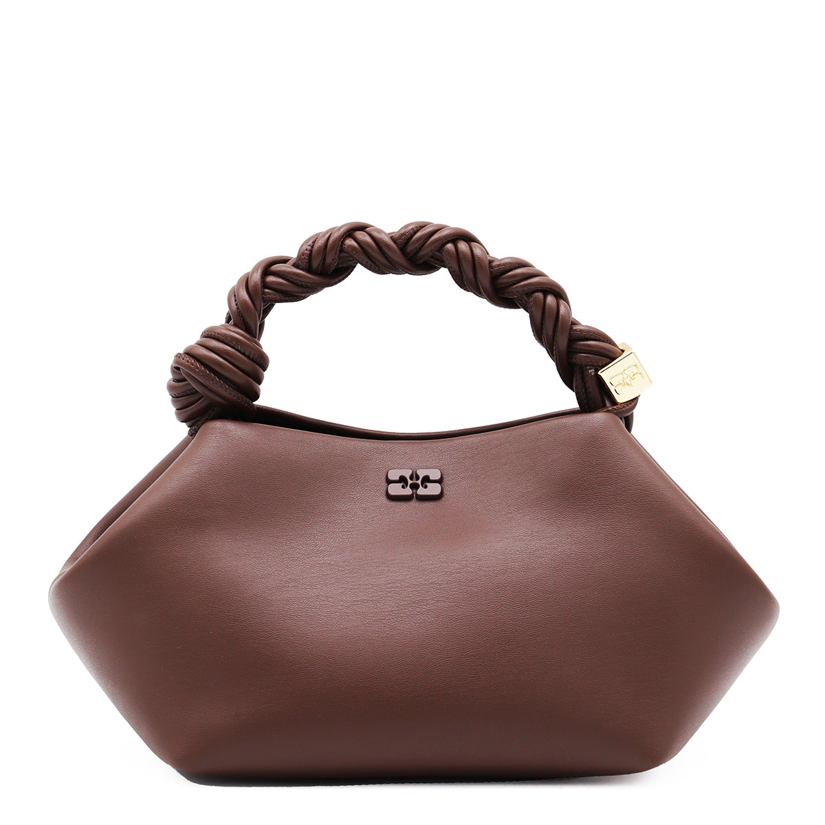 BROWN LEATHER BOU SMALL SHOULDER BAG
