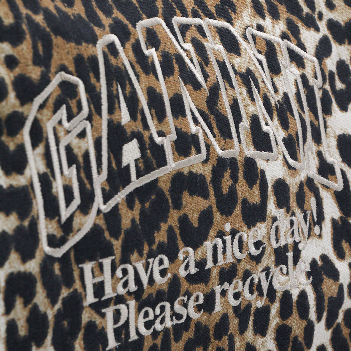 LEOPARD COTTON TOTE