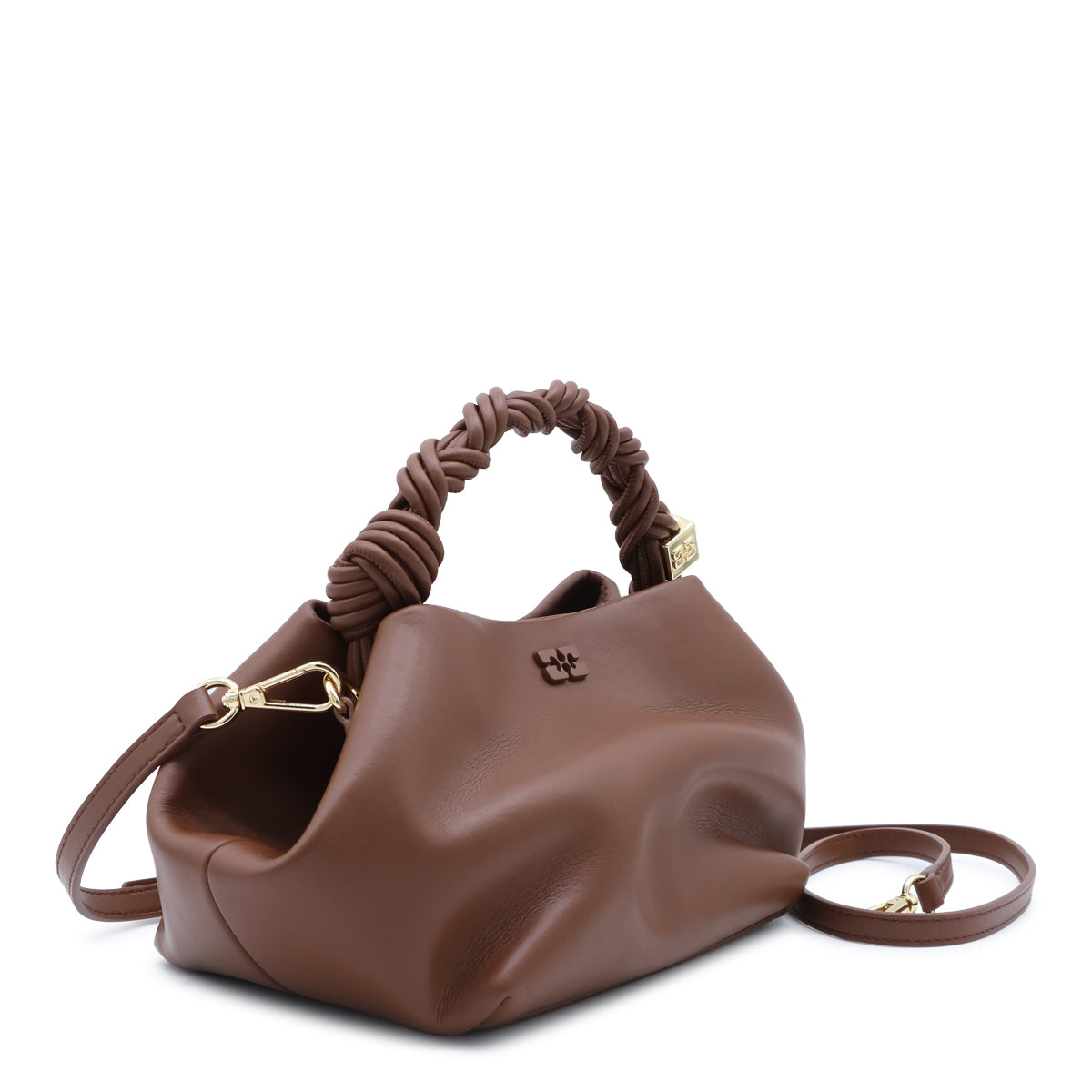BROWN LEATHER SMALL BOU BAG