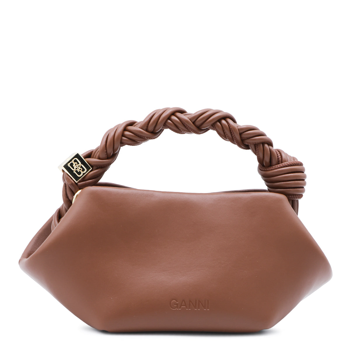 BROWN LEATHER MINI BOU BAG