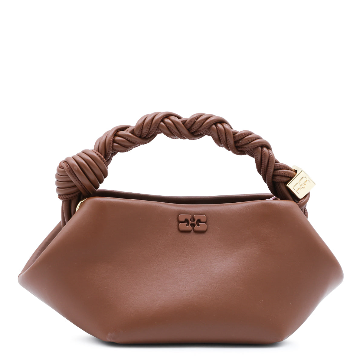 BROWN LEATHER MINI BOU BAG