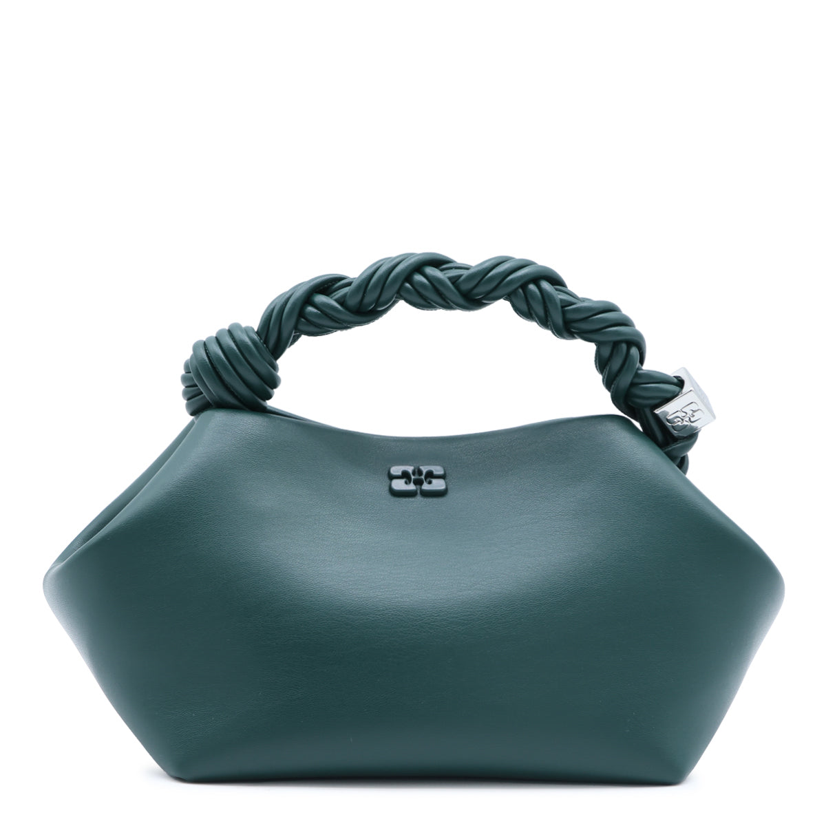 DARK GREEN SMALL LEATHER BOU BAG