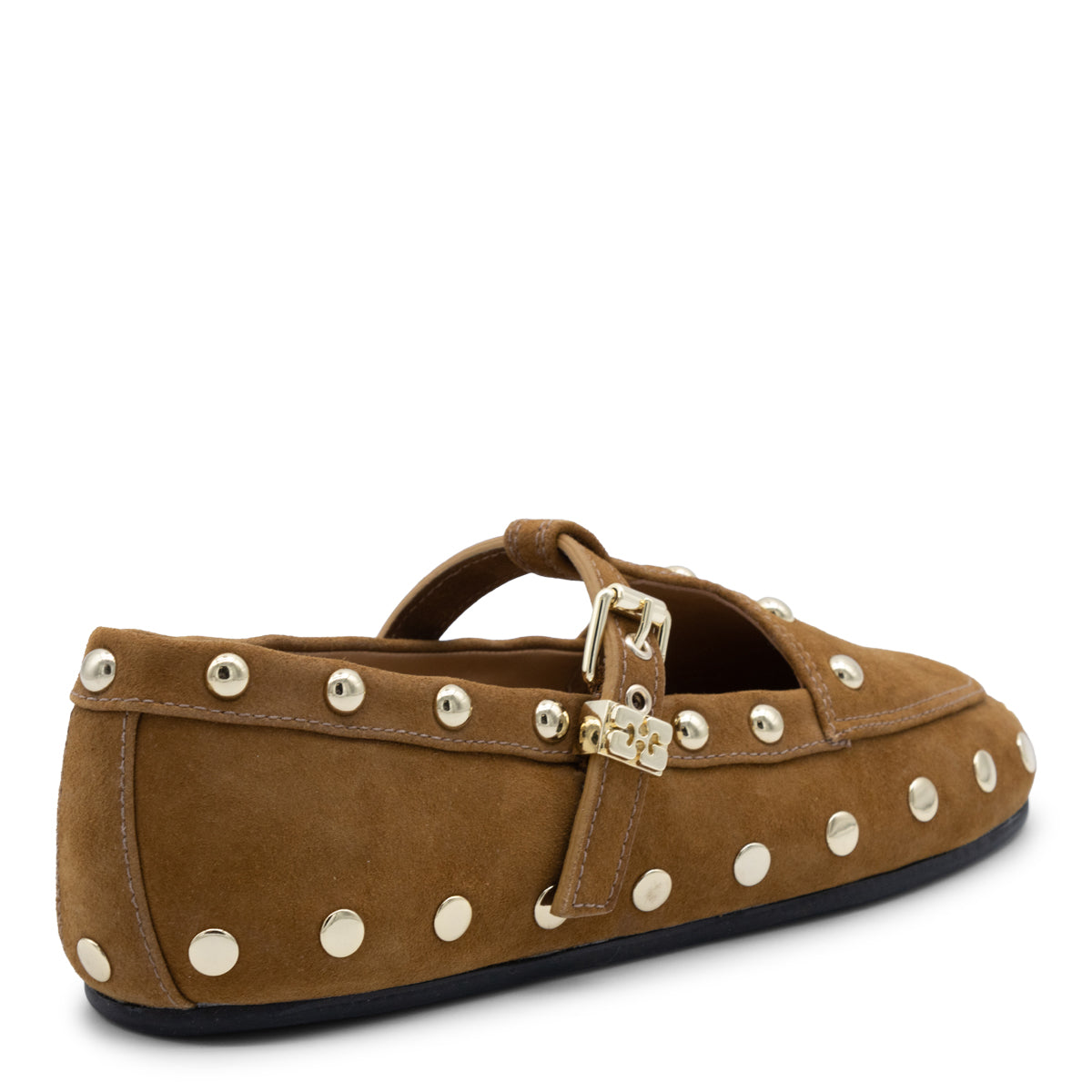 CARAMEL CAFE SUEDE MARY JENNY FLATS