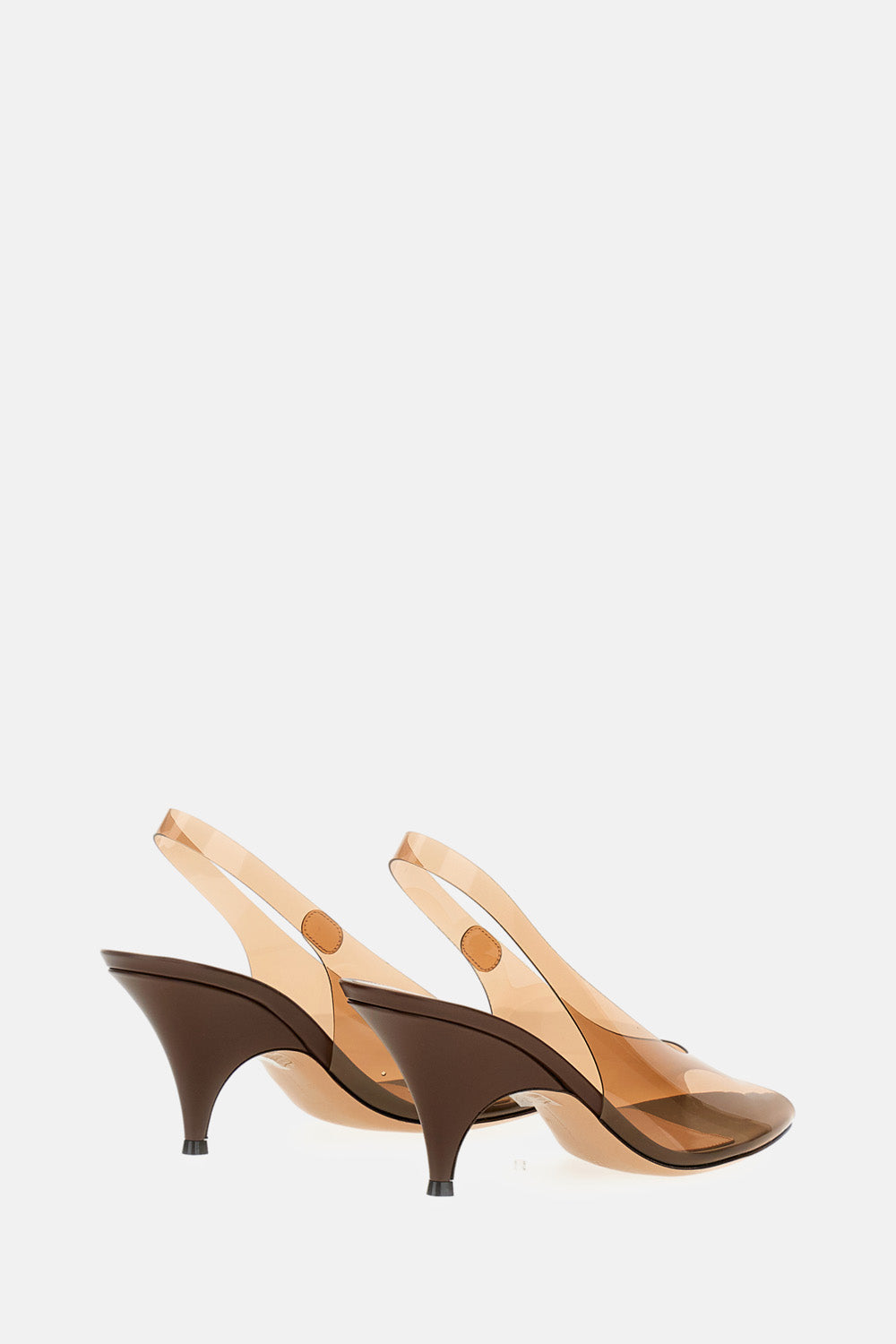 GLASS VITELLO OPEN TOE SHOES