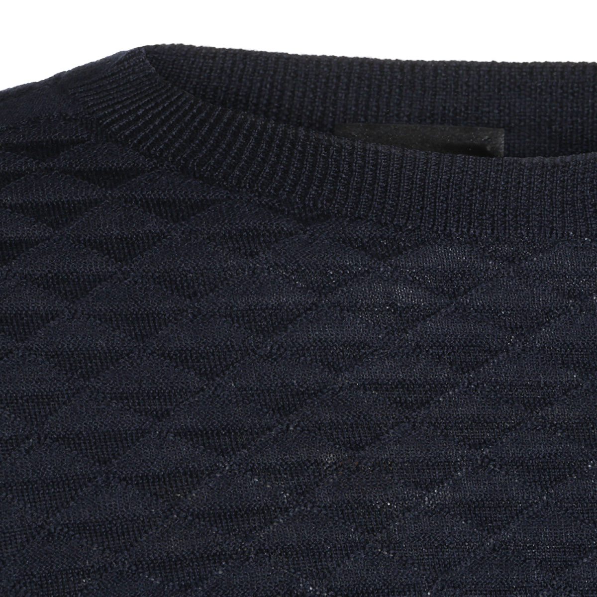 NAVY VIRGIN WOOL JUMPER