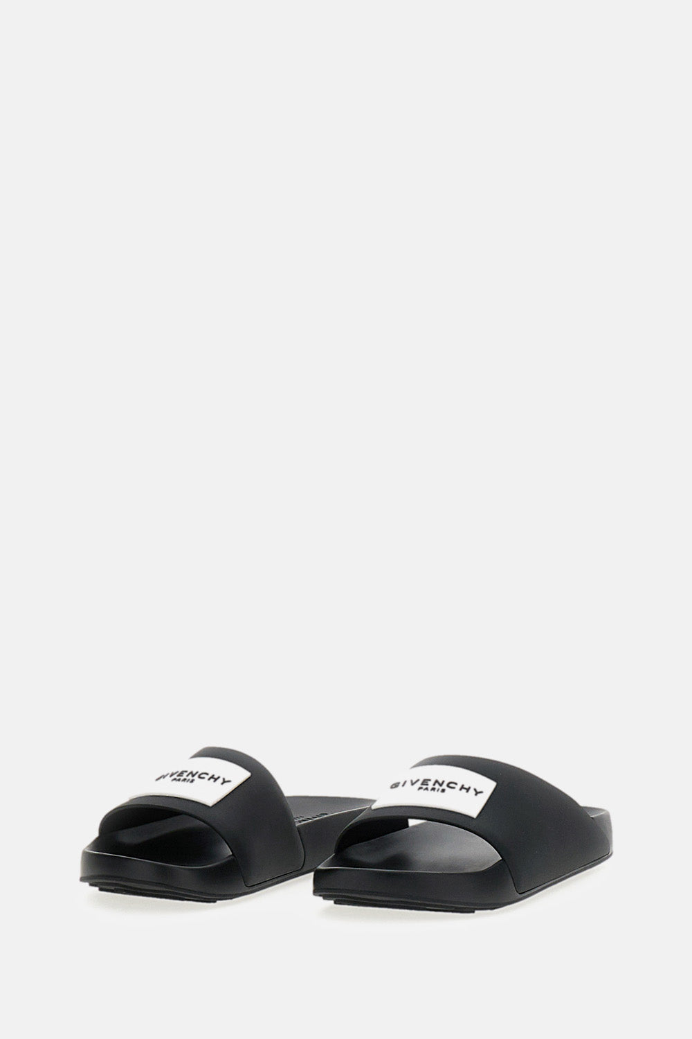 LABEL SLIDE FLAT SANDAL