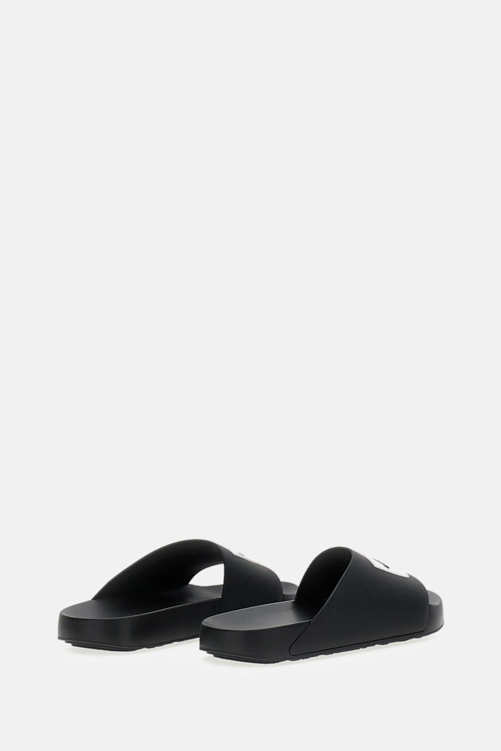 LABEL SLIDE FLAT SANDAL