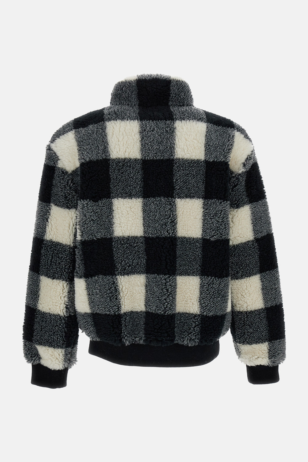 CHECKED FLEECE BLOUSON