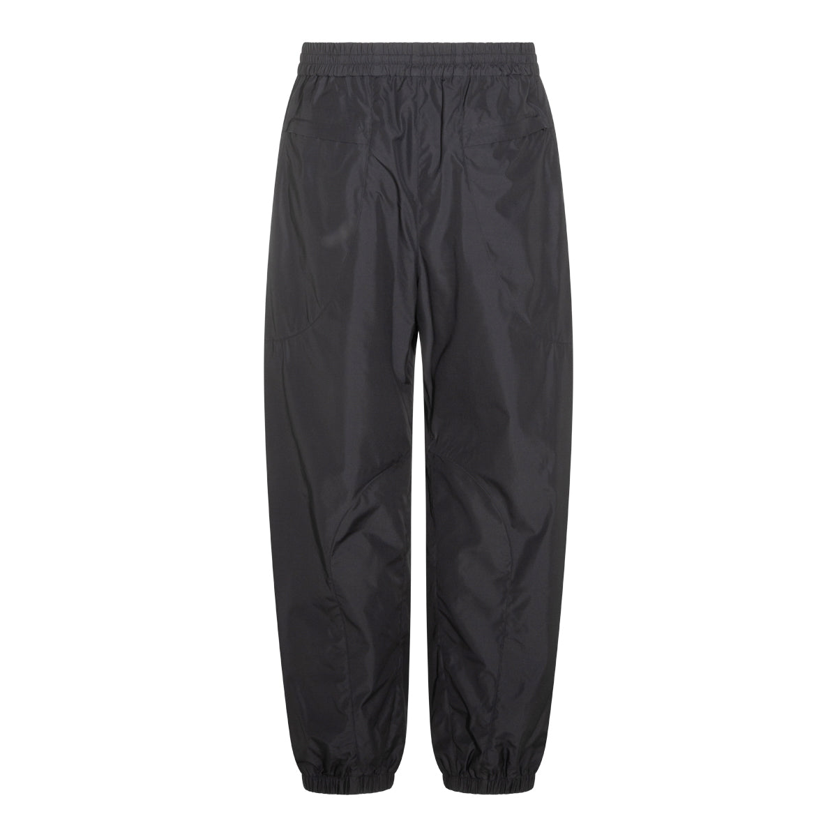 BLACK CUT OUT TRACKSUIT PANTS