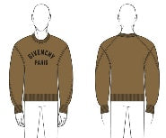 COUTURE SEAM CREWNECK SWEATER