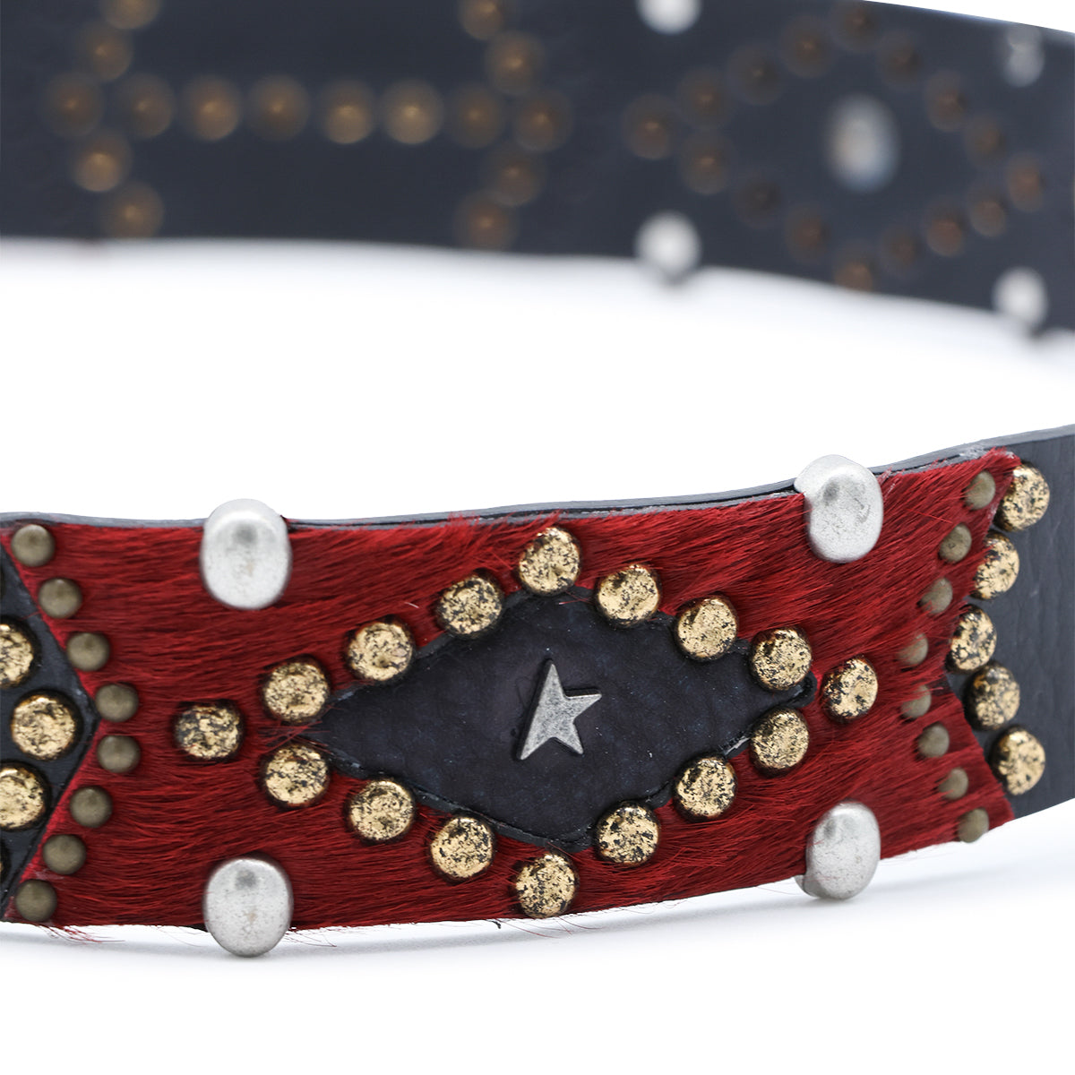 BLACK LEATHER BELT