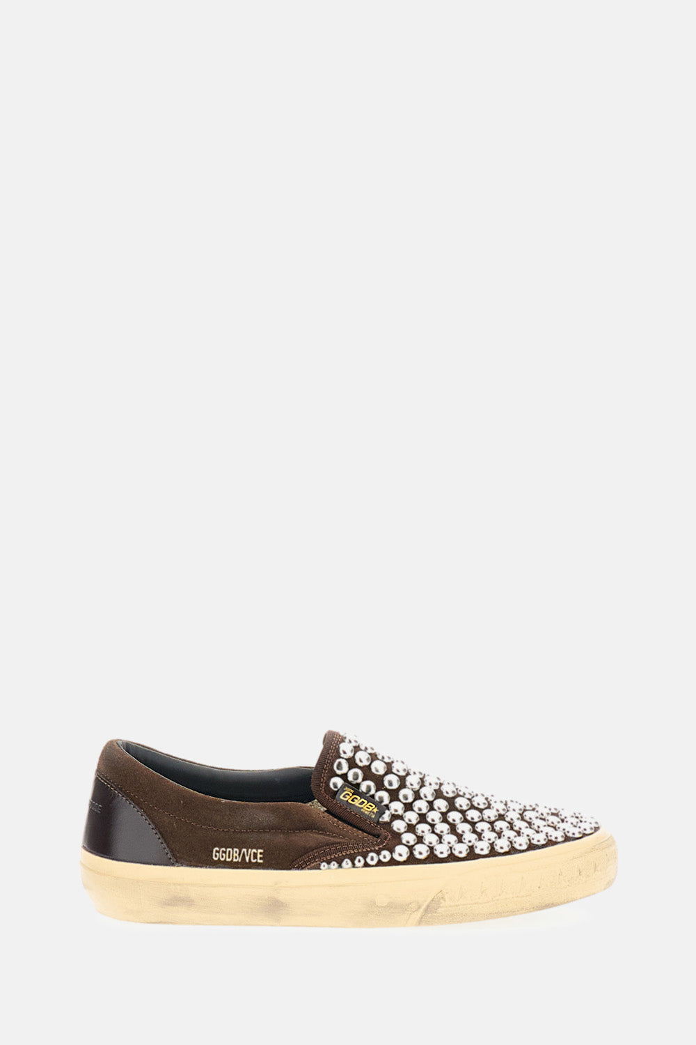 VCE SUEDE UPPER WITH STUDS SHINY LEATHER SPUR