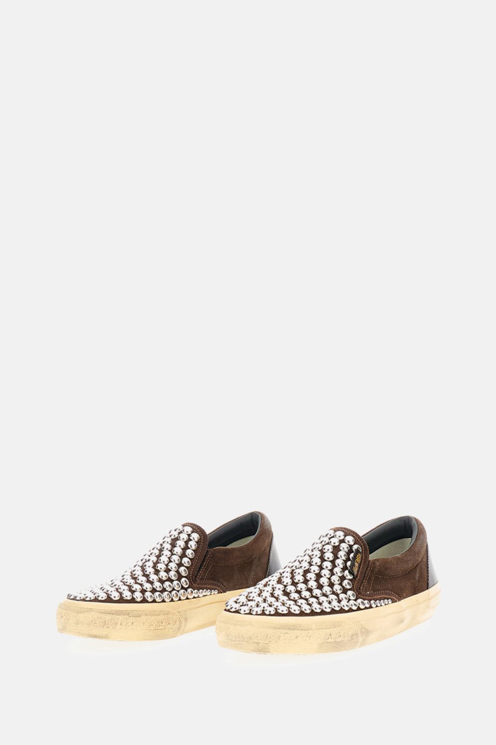 VCE SUEDE UPPER WITH STUDS SHINY LEATHER SPUR