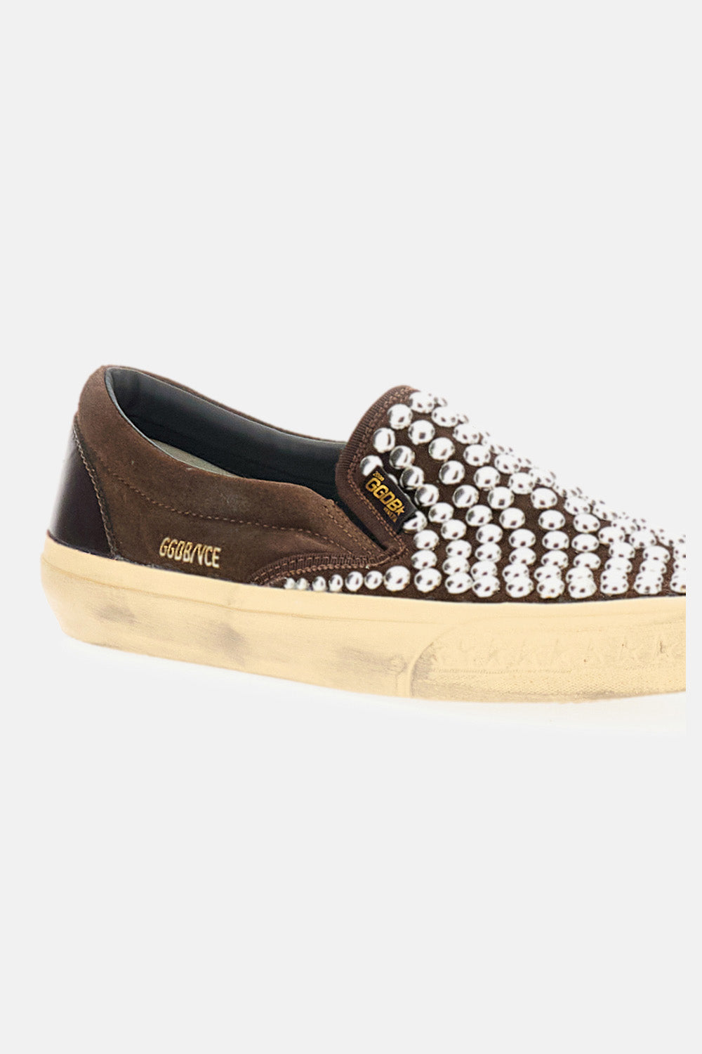 VCE SUEDE UPPER WITH STUDS SHINY LEATHER SPUR
