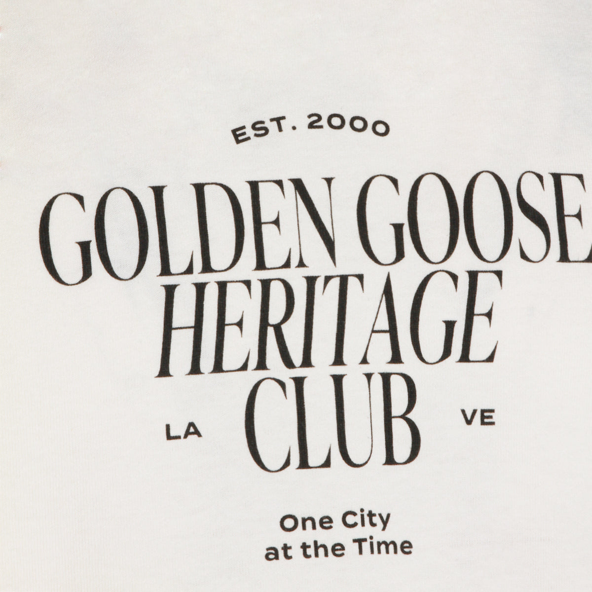 HERITAGE WHITE COTTON T-SHIRT