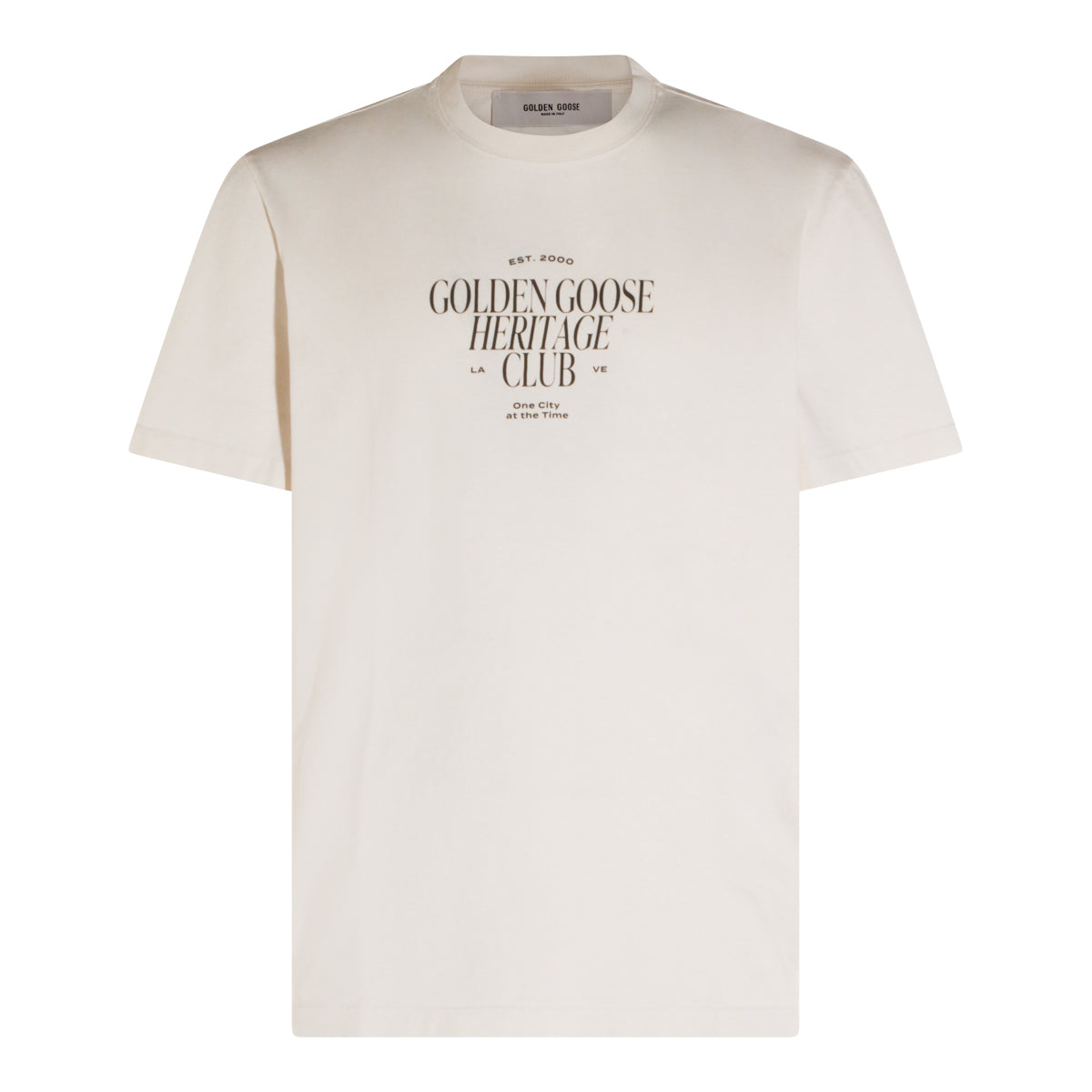 HERITAGE WHITE COTTON T-SHIRT