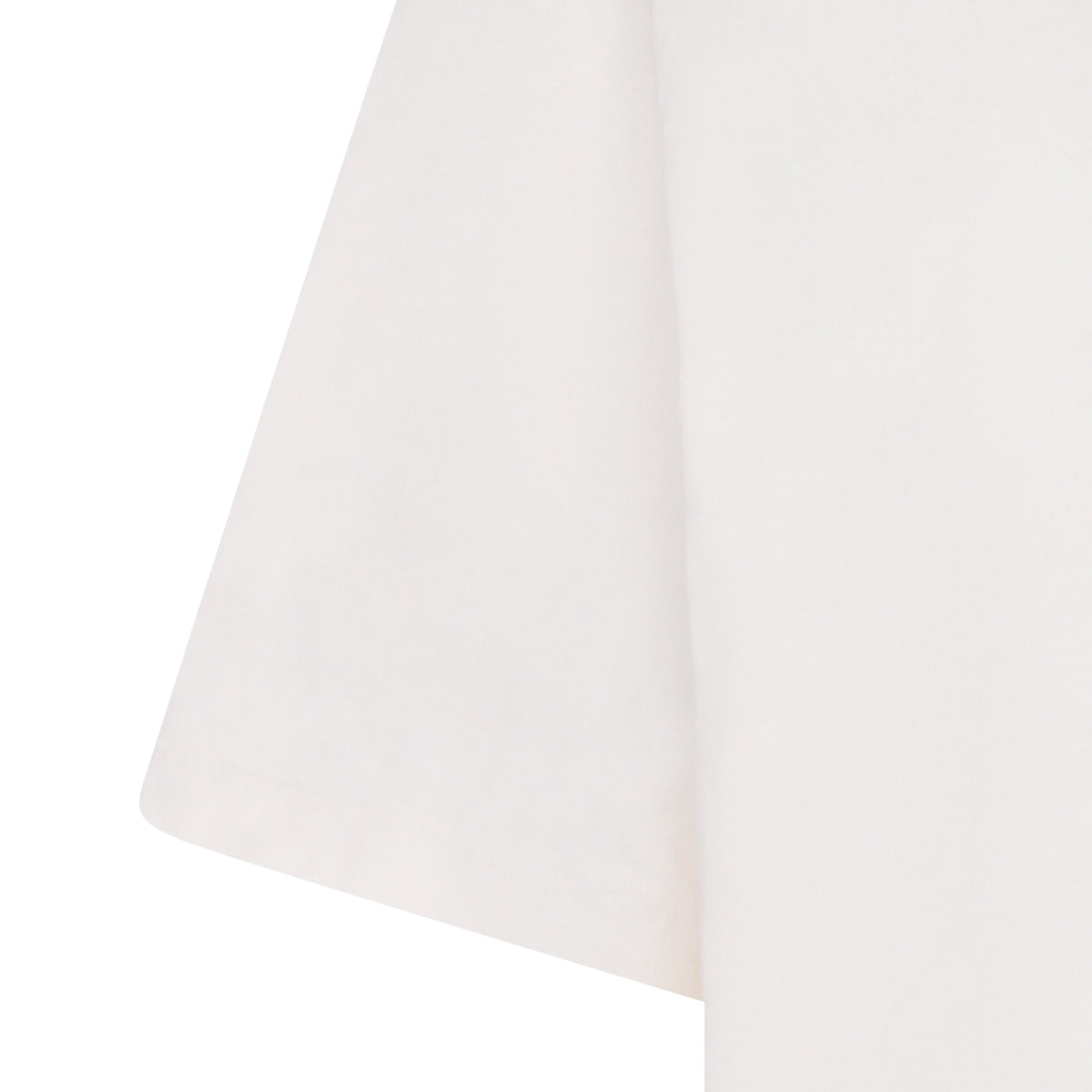 WHITE COTTON T-SHIRT