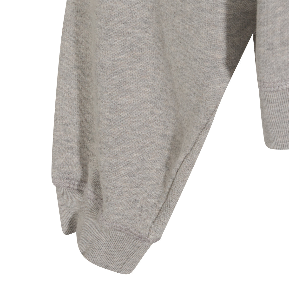 MELANGE GREY COTTON SWEATSHIRT