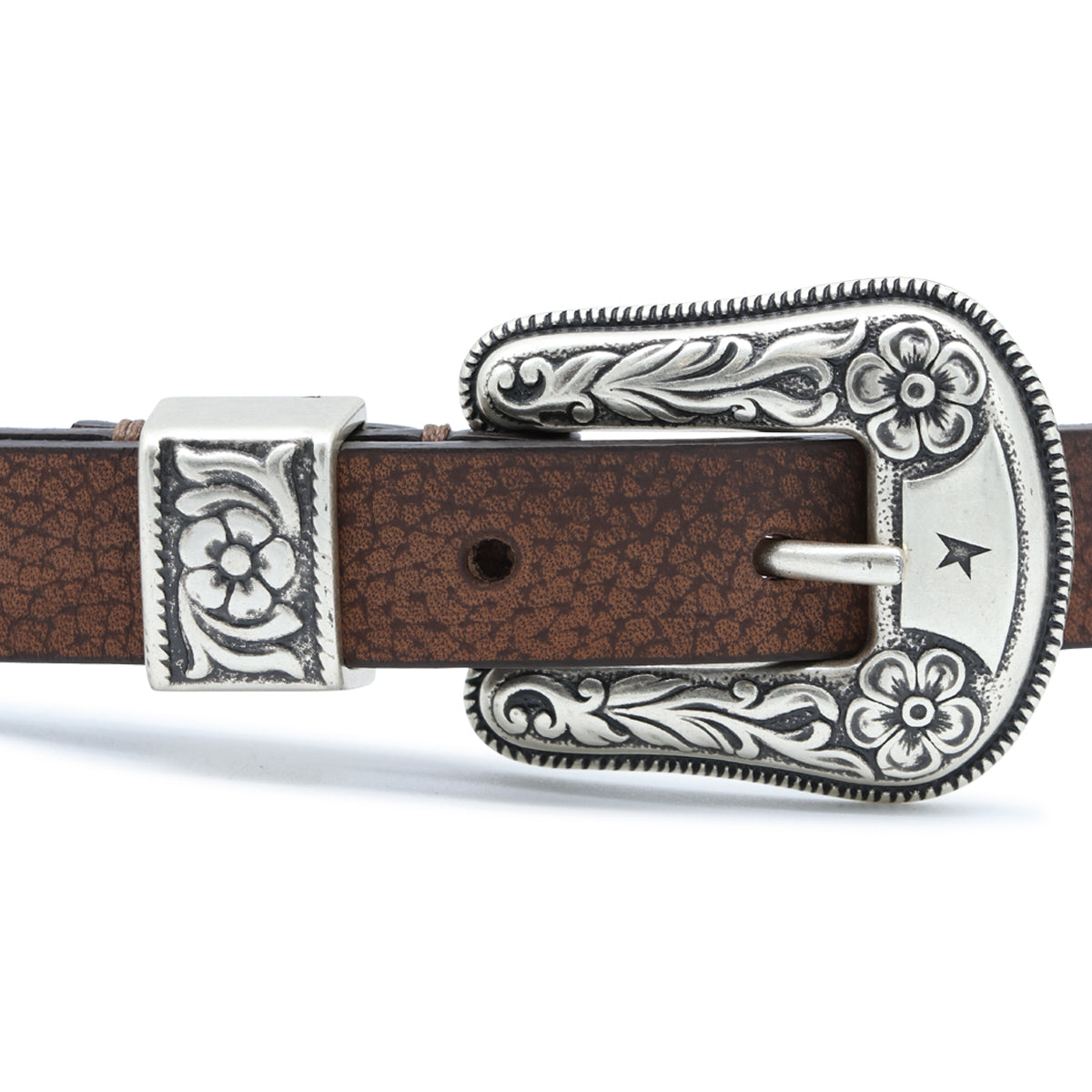 LACE S LEATHER BODY OLD BROWN AND LIGH BROWN BELT