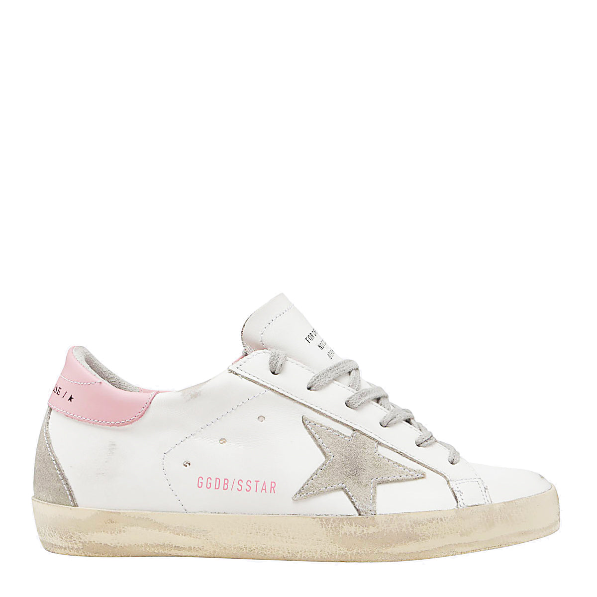 WHITE LEATHER SUPER-STAR SNEAKERS