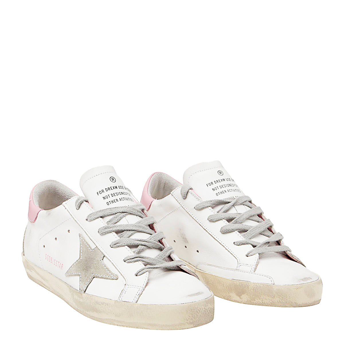 WHITE LEATHER SUPER-STAR SNEAKERS