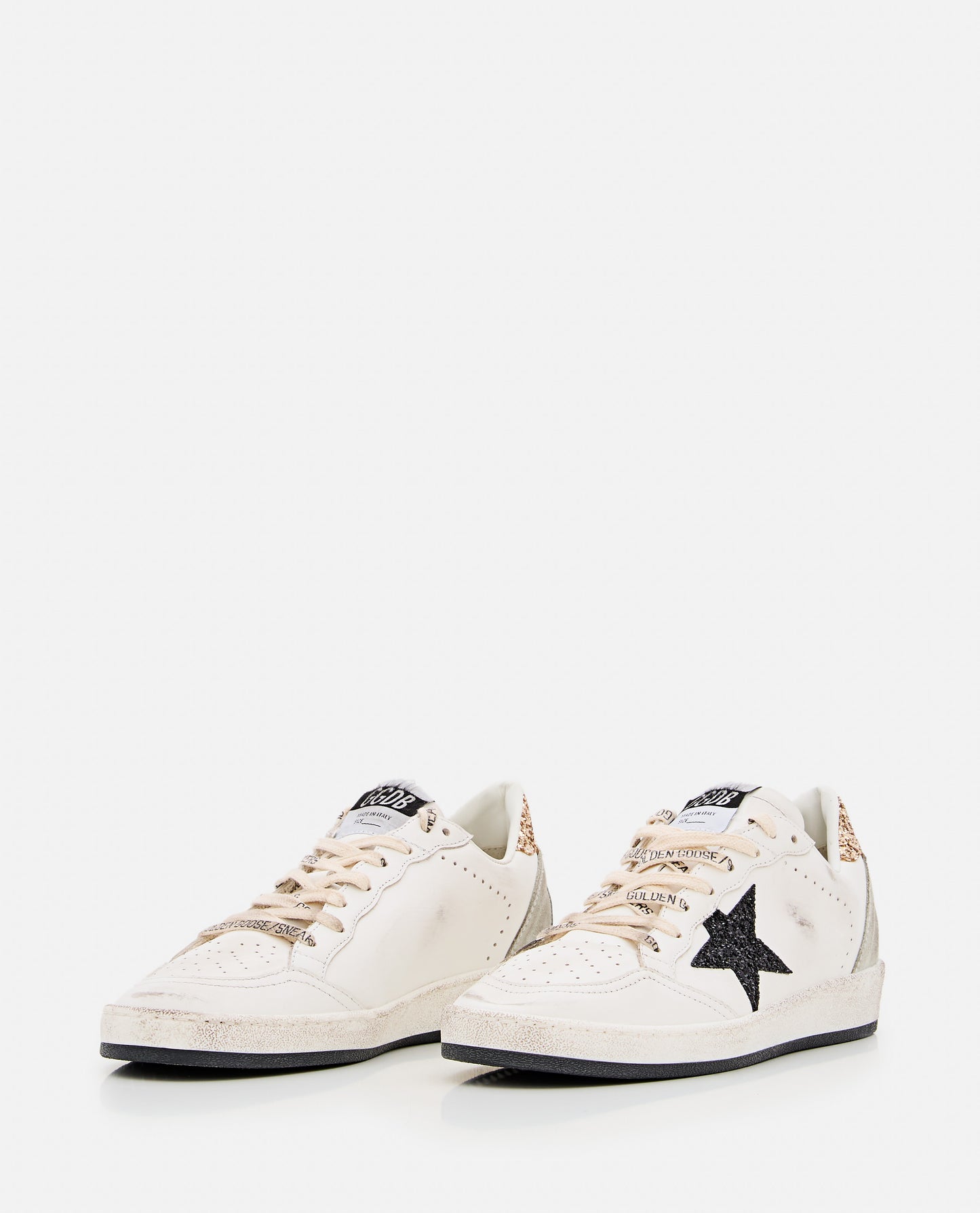 BALLSTAR WHITE SNEAKERS WITH BLACK STAR