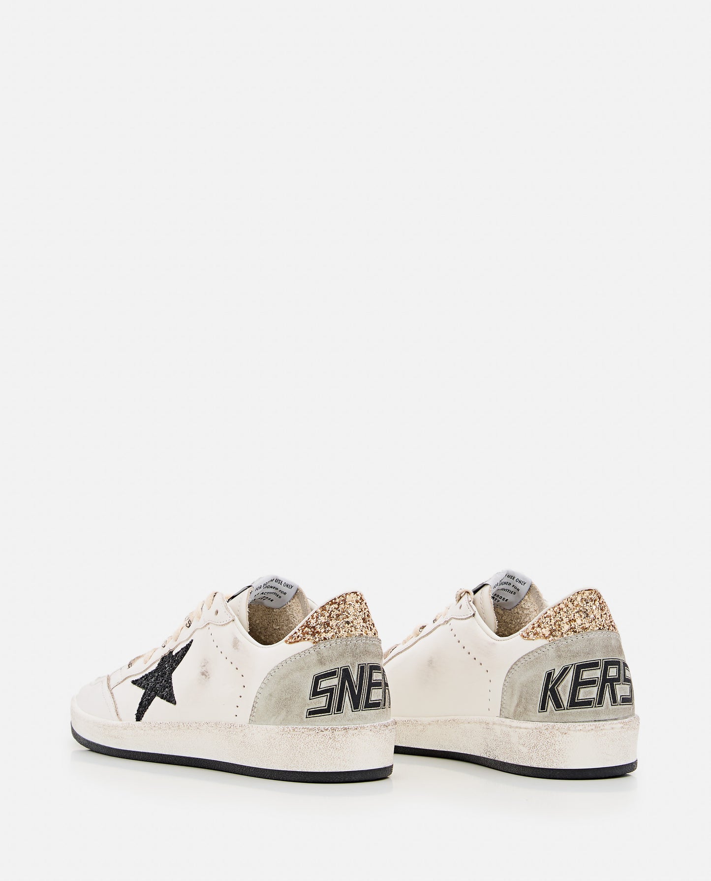 BALLSTAR WHITE SNEAKERS WITH BLACK STAR