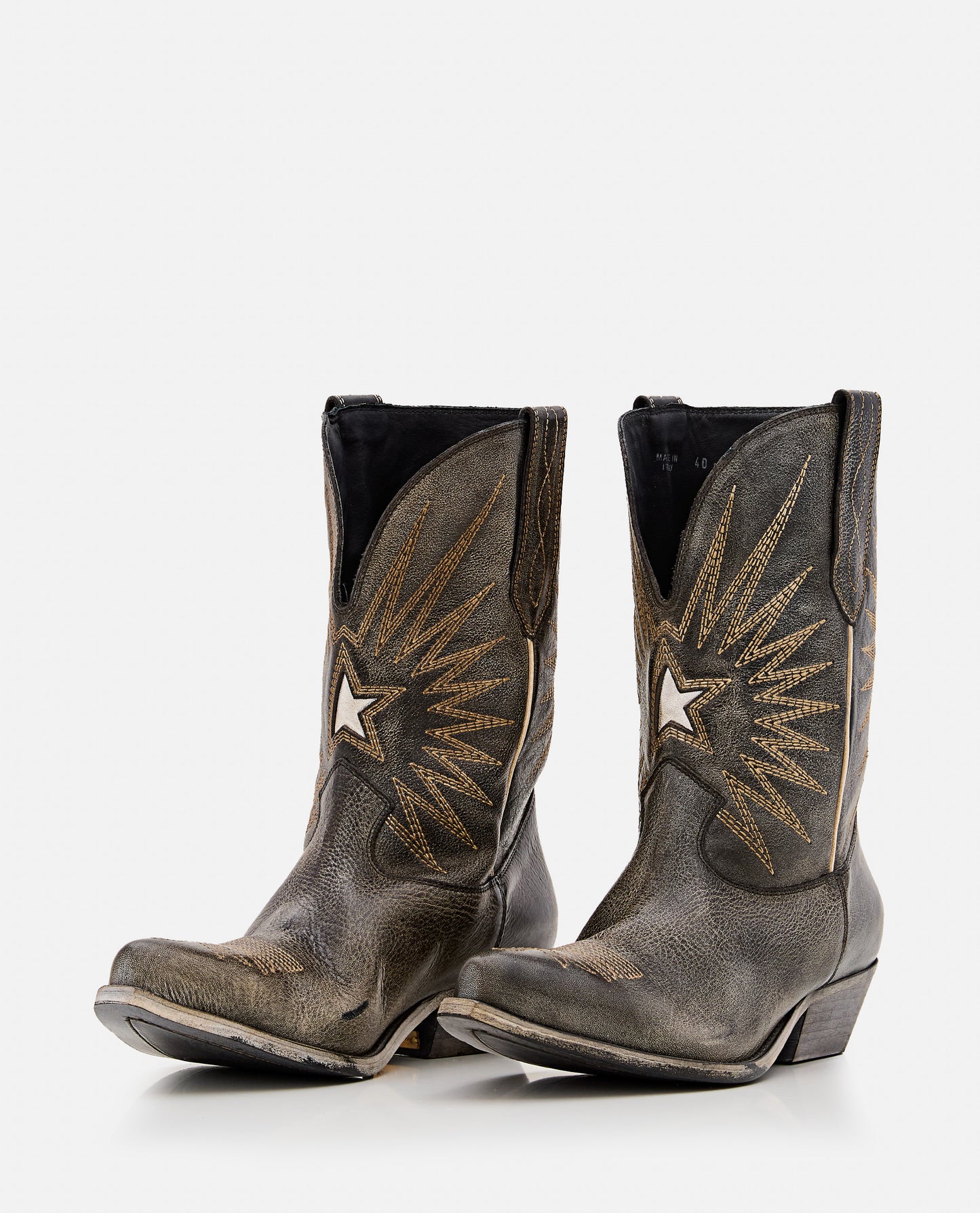 4MM WISH STAR LEATHER BOOTS