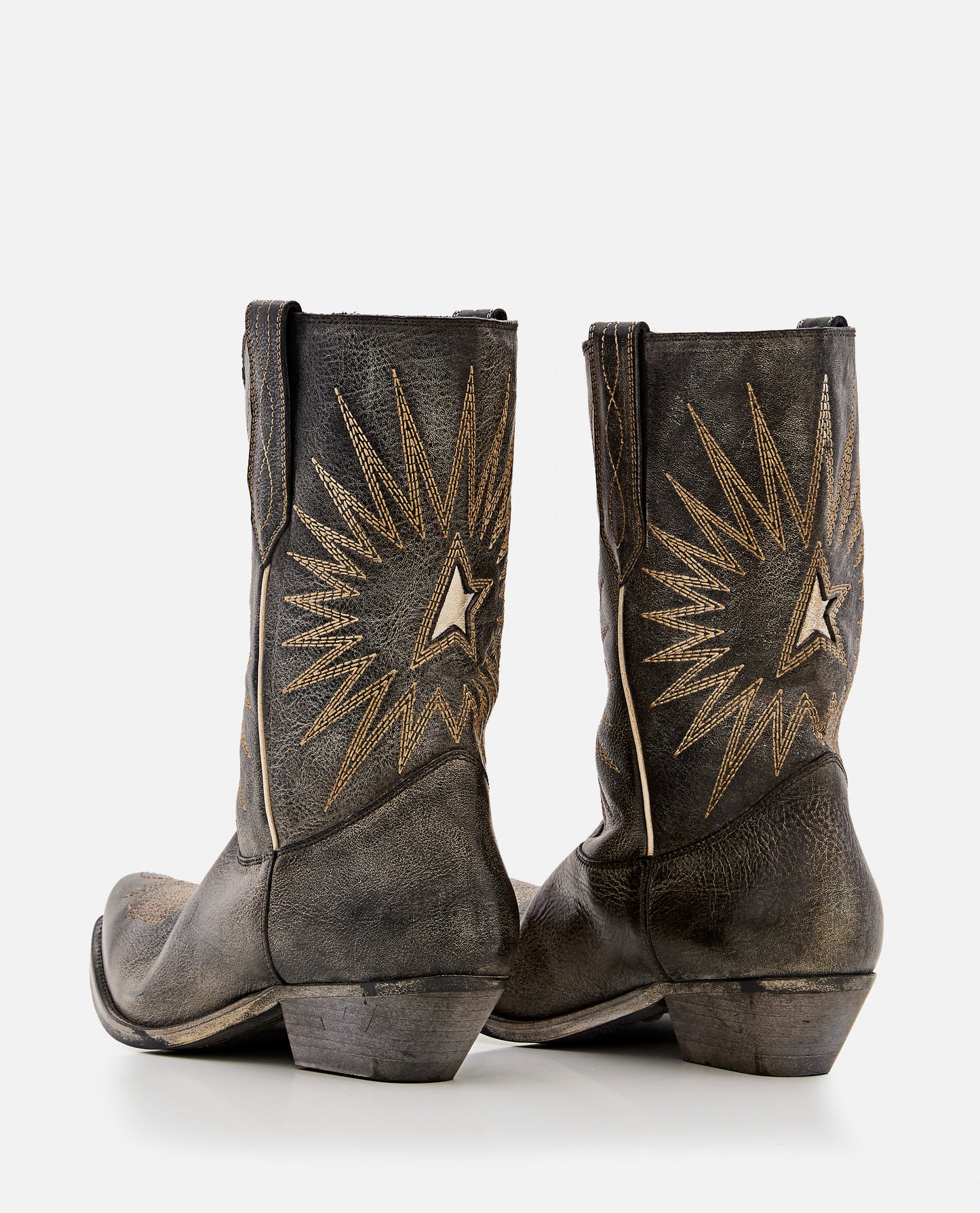 4MM WISH STAR LEATHER BOOTS