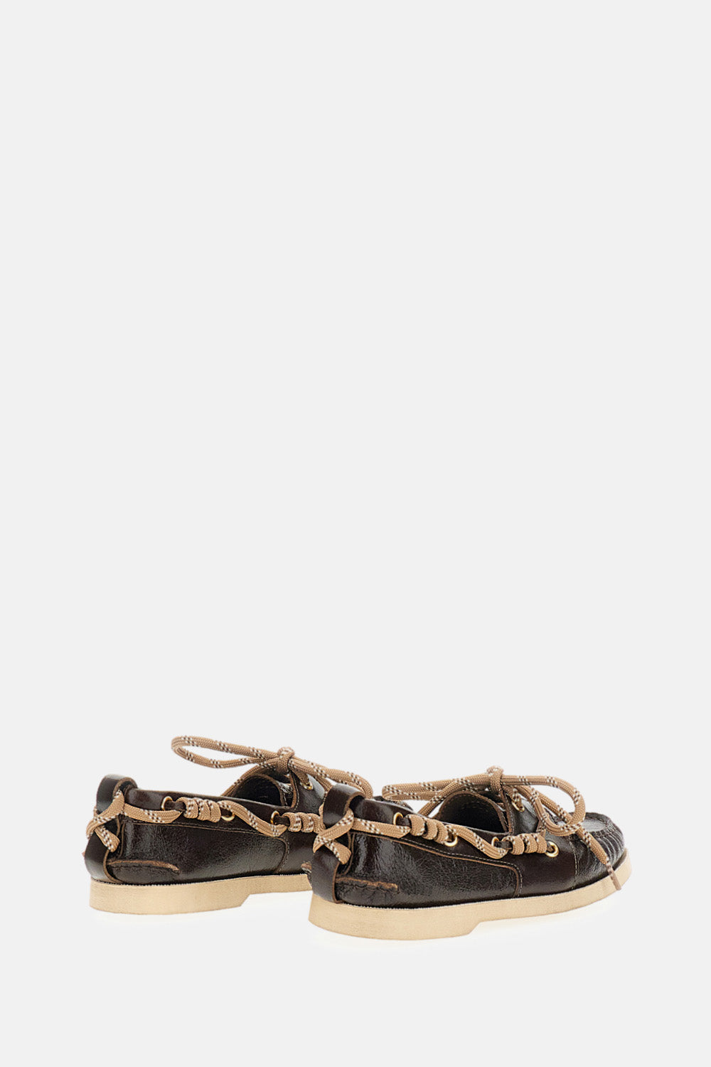 BOAT MOCASSIN WRINKLED LEATHER