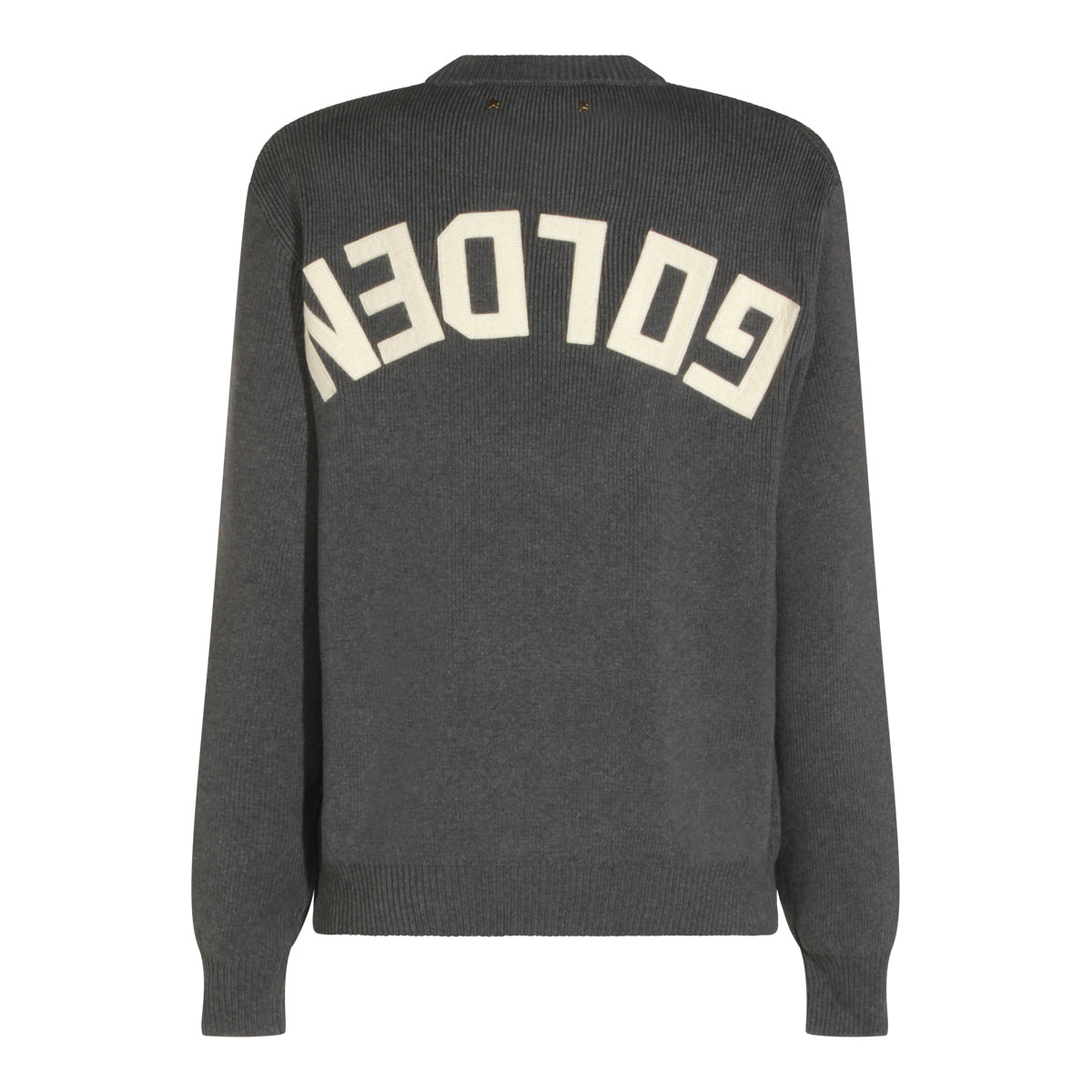 DARK GREY COTTON KNITWEAR