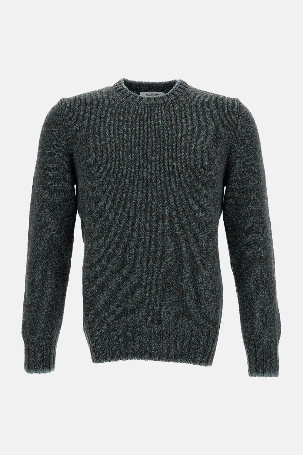 CREWNECK HERRINGBONE SWEATER