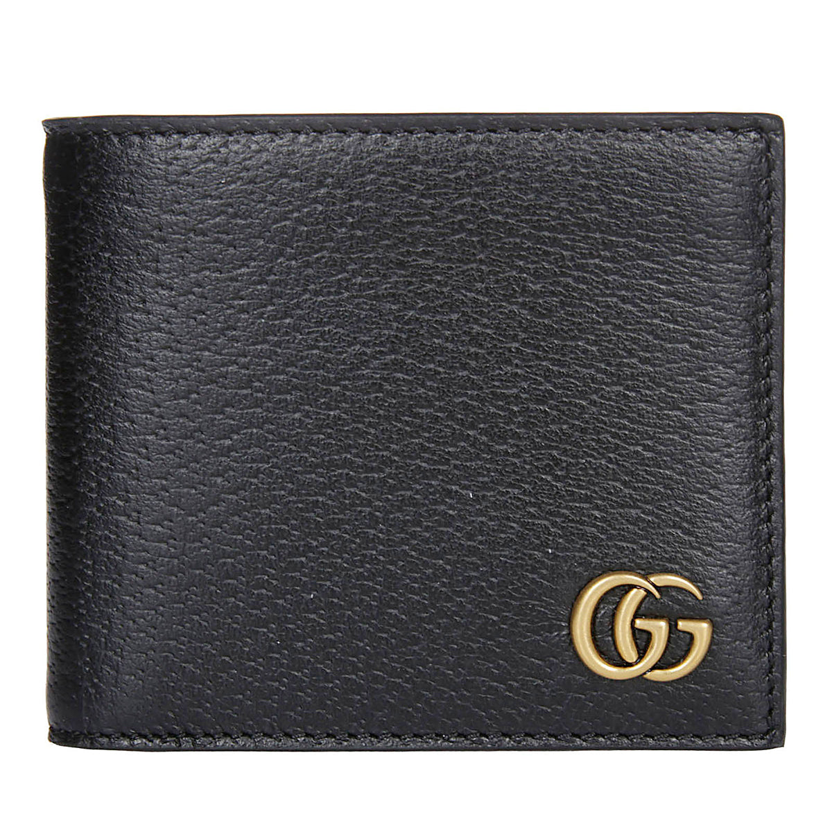 BLACK LEATHER GG MJARMONT WALLET