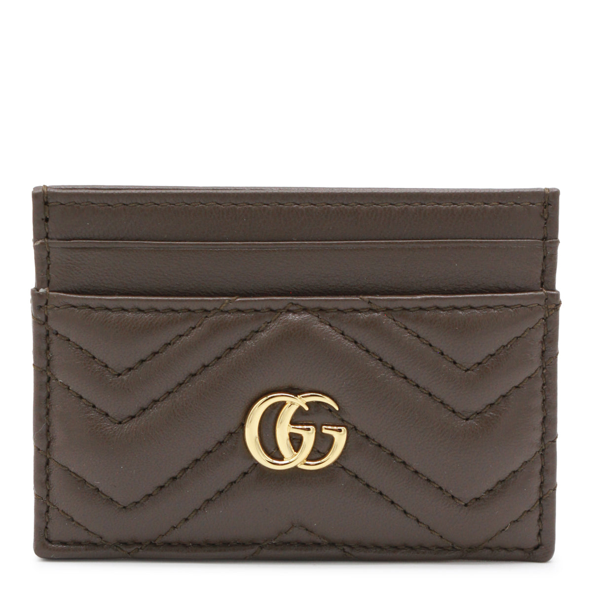 BROWN LEATHER MARMONT CARD HOLDER