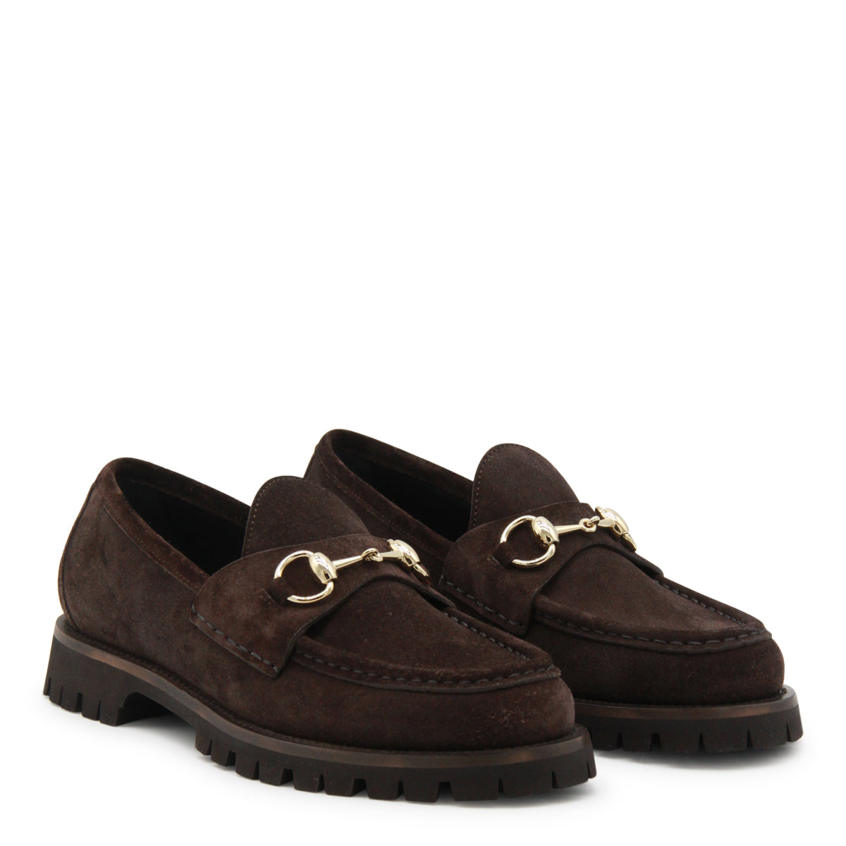 DARK BROWN LEATHER LOAFERS