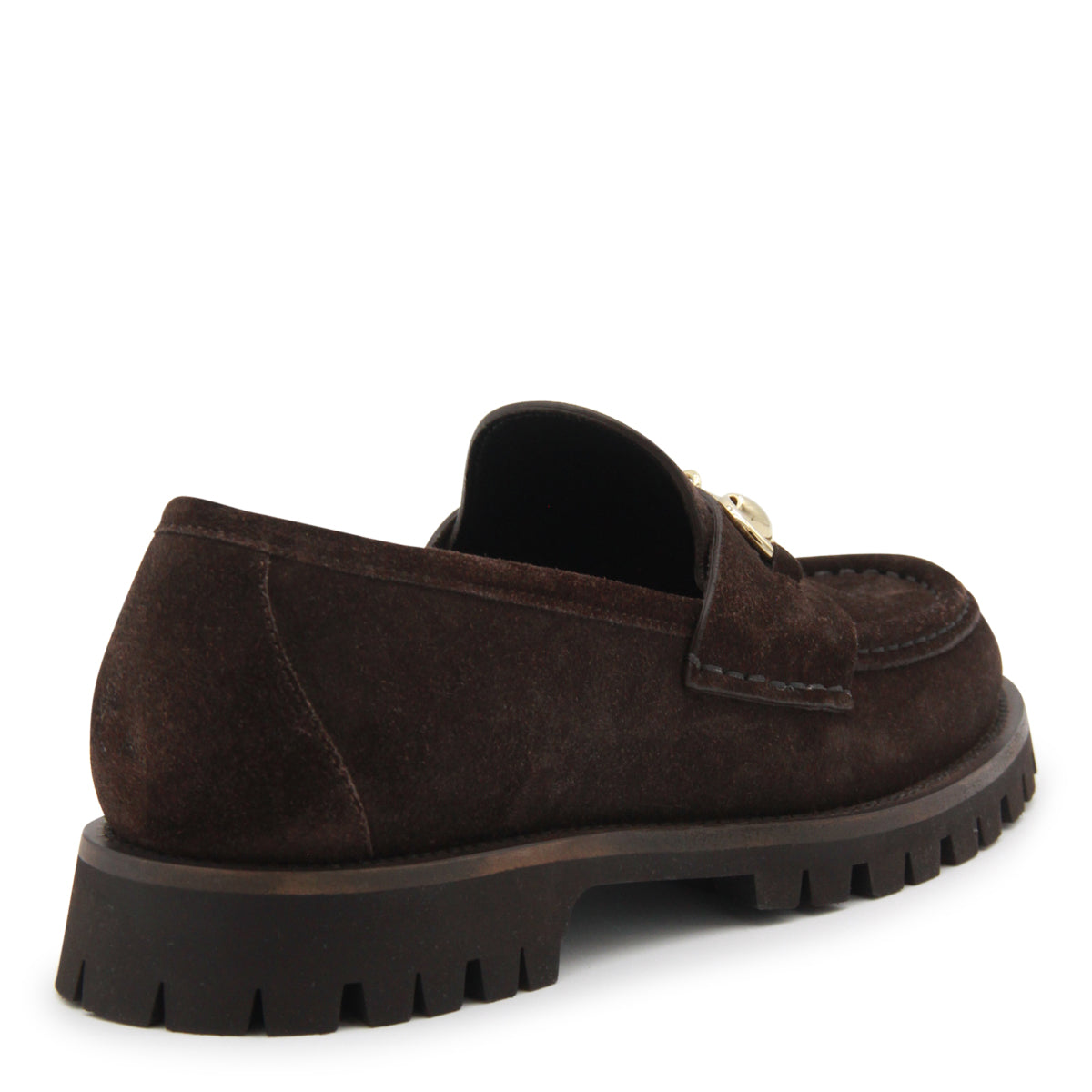 DARK BROWN LEATHER LOAFERS