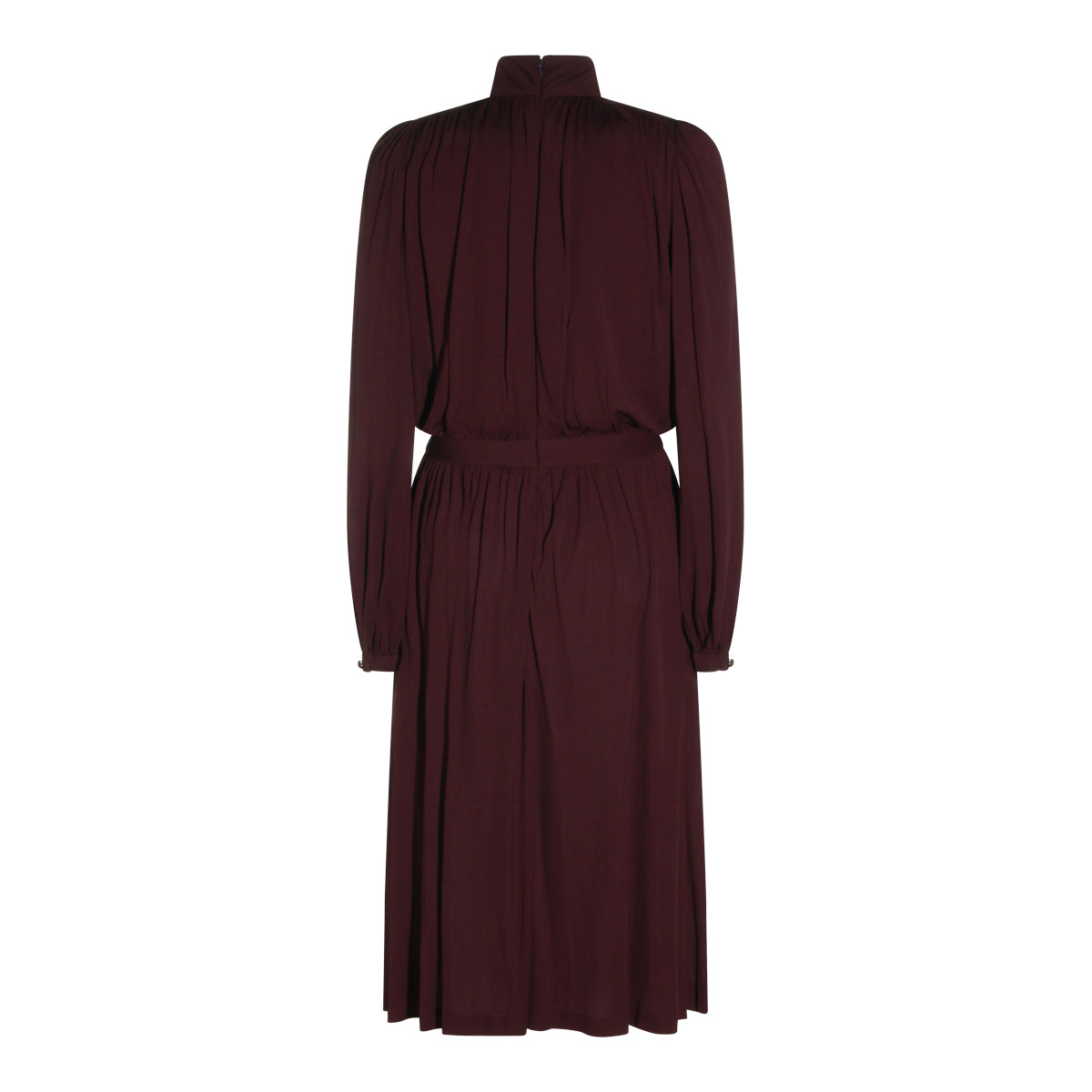 PURPLE VISCOSE DRESS