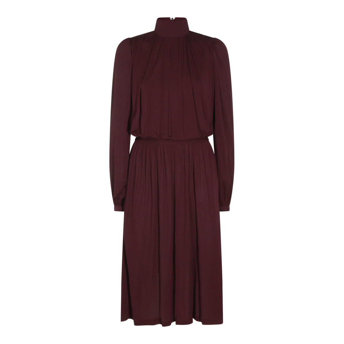 PURPLE VISCOSE DRESS