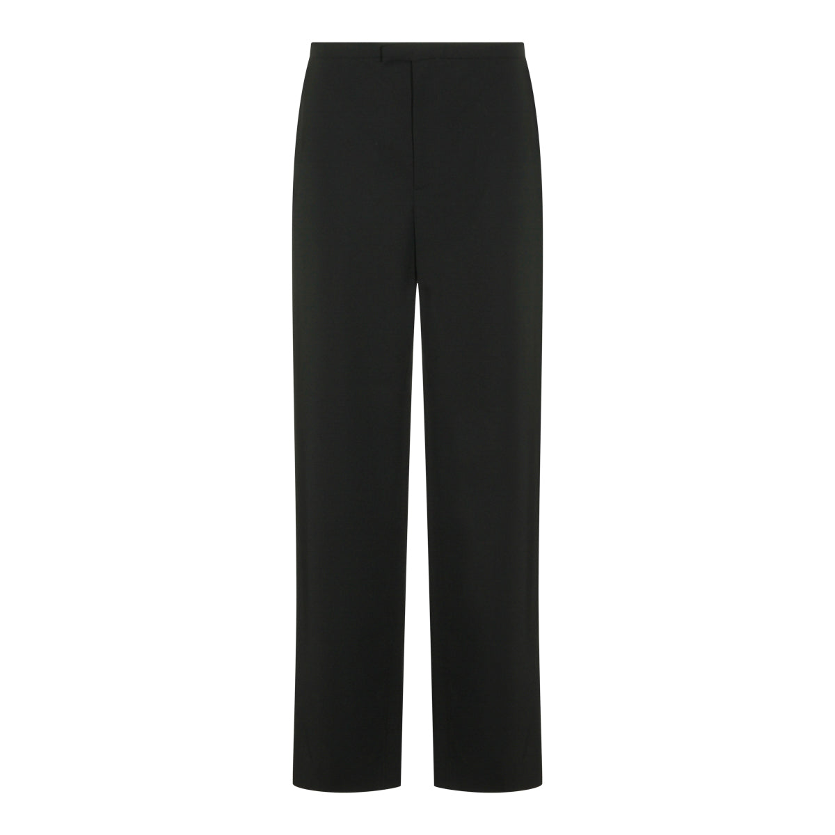 BLACK WOOL PANTS