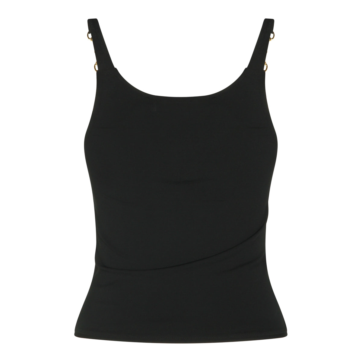 BLACK STRETCH HORSEBIT TOP