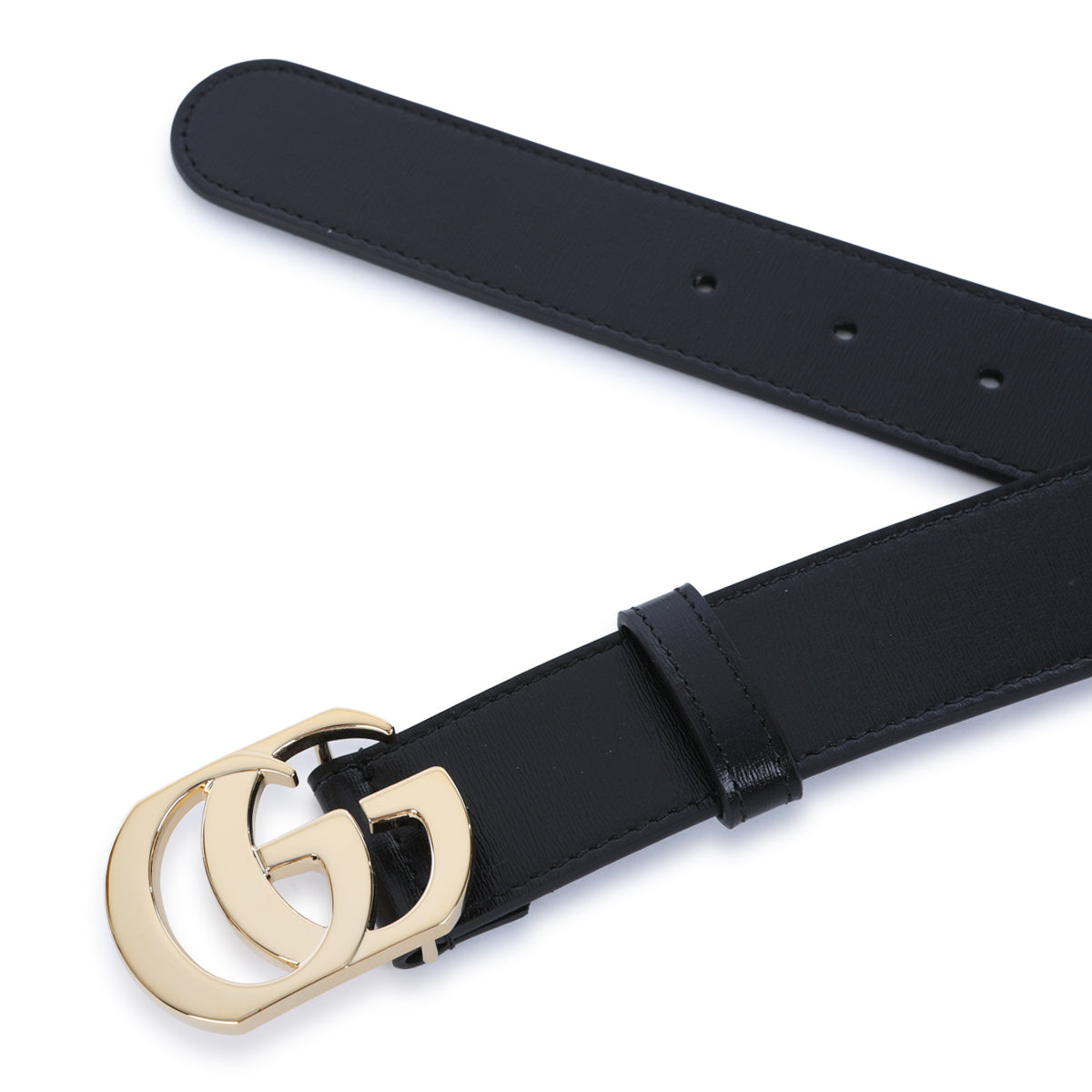 BLACK LEATHER BELT