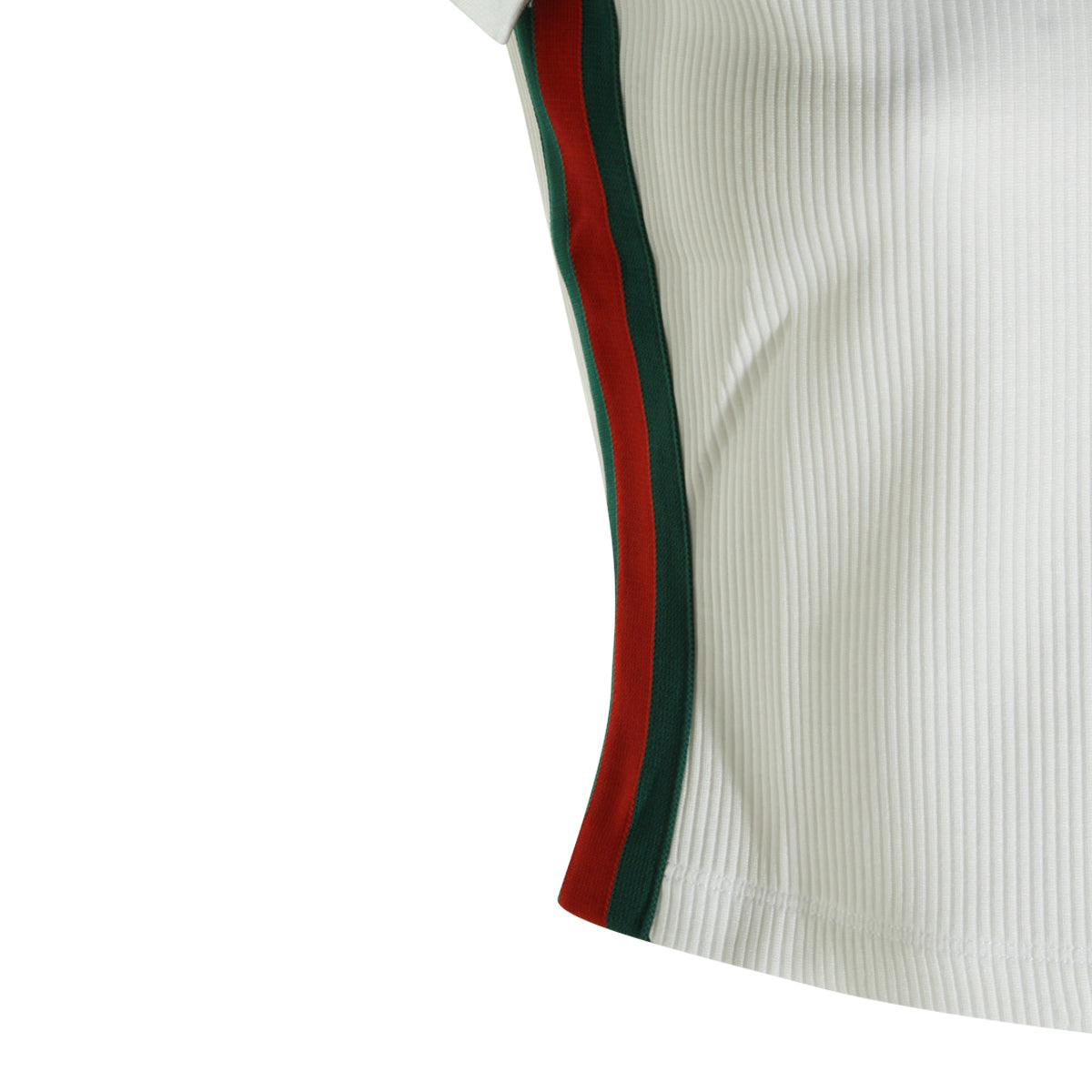 WHITE COTTON POLO SHIRT