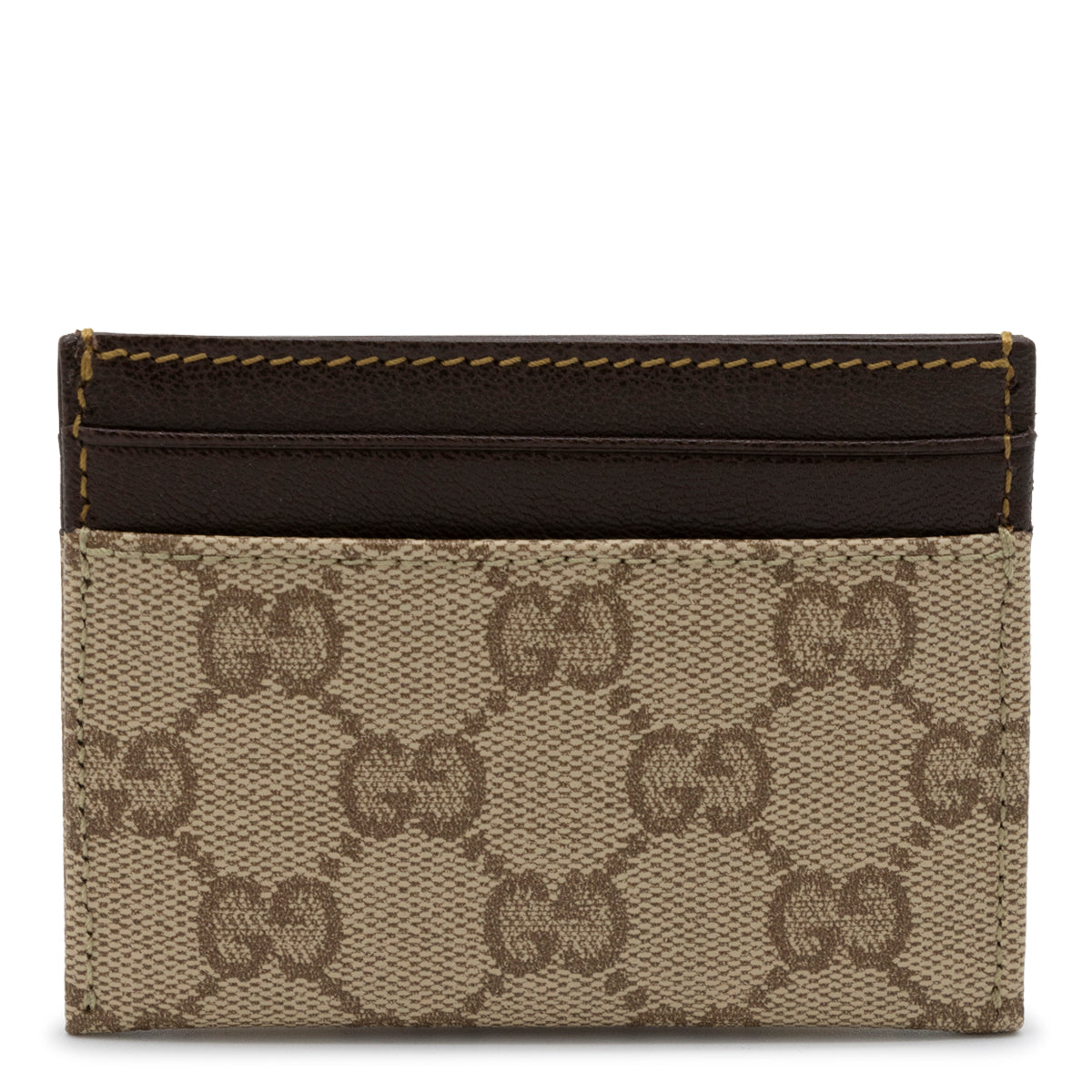 BEIGE GG CARD HOLDER