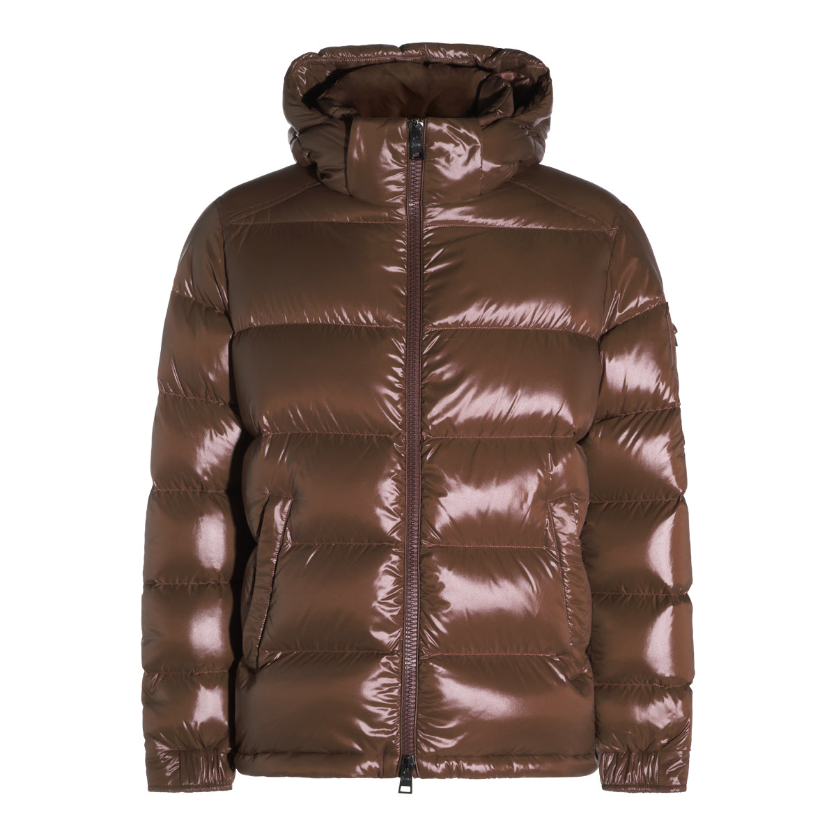 BROWN PUFFER DOWN JACKET