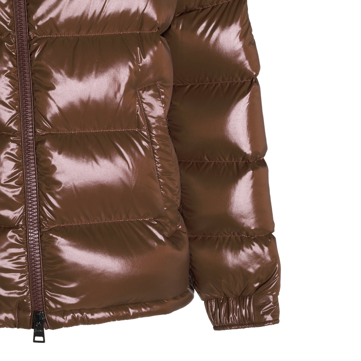 BROWN PUFFER DOWN JACKET