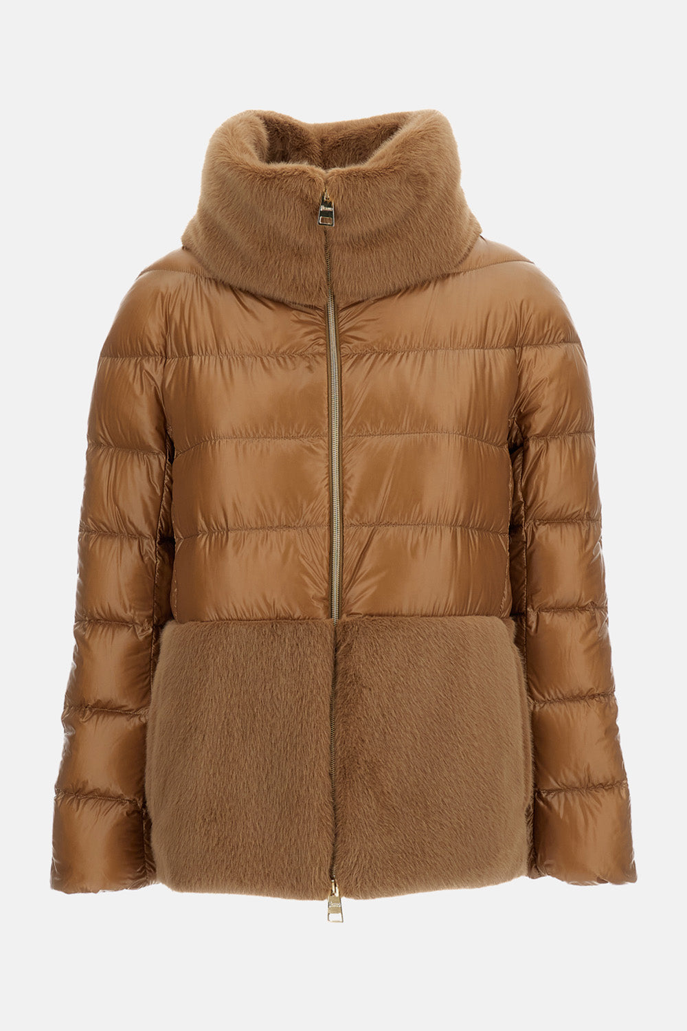FAUX FUR DOWN JACKET