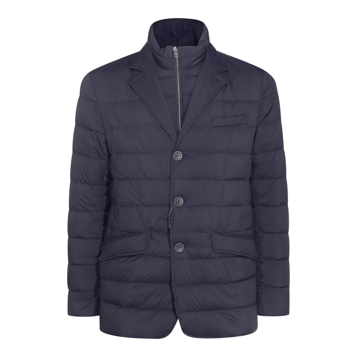 DARK BLUE DOWN JACKET