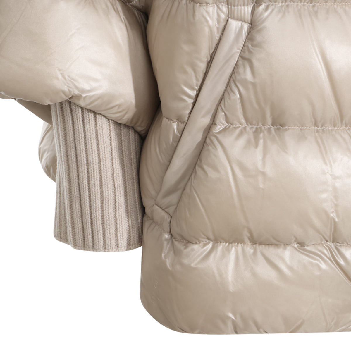 BEIGE DOWN JACKET