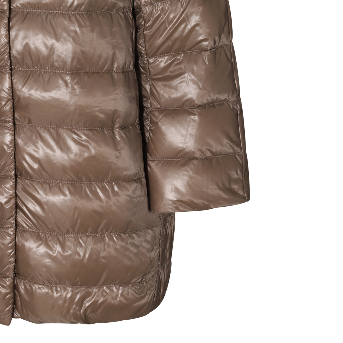 BEIGE AMINTA PUFFED DOWN JACKET